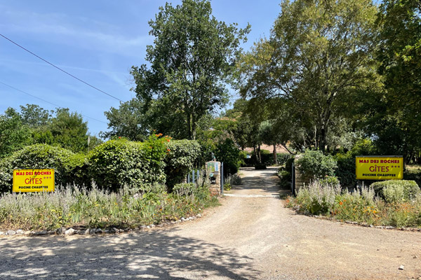 Le Mas des Roches | Entrée du Domaine